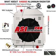 3 Row Radiator Shroud Fan Relay For 1942-52 Ford F1 F2 F3 Pickups L6 Gas MT AT