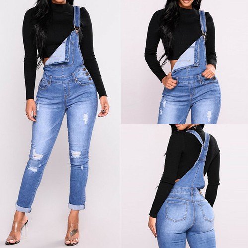 Womens Ladies Full Length Denim 
