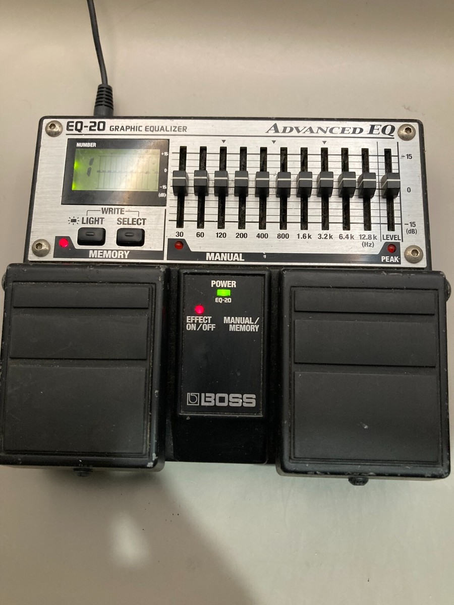 BOSS EQ-20 Graphic Equalizer Advanced EQ Guitar Effect Pedal