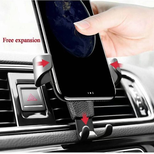 Universal Mobile Car Phone Holder Air Vent Gravity Design Mount Cradle Stand UK - Picture 5 of 12
