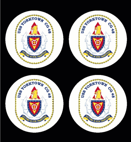 USS YORKTOWN CG 48 Untersetzer Military USN U S Navy A - Bild 5 von 7