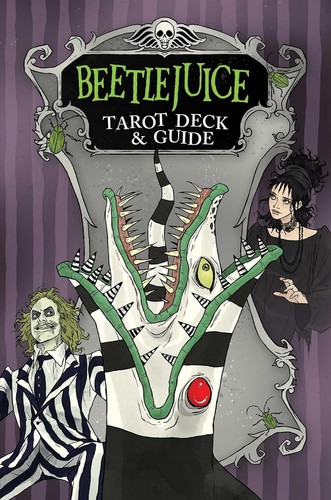 New BEETLEJUICE TAROT DECK & GUIDE Complete 78 Card Set Based On Tim Burton Film - Picture 4 of 9