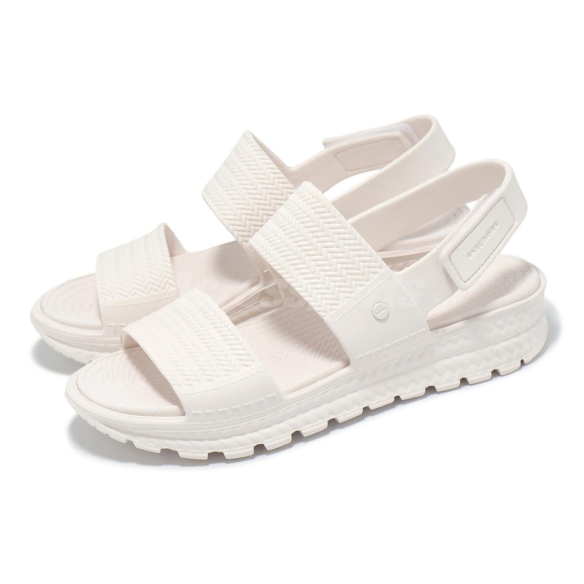 Skechers Arch Fit Footsteps-Sunny Days White Women Strap Sandal 111461-WHT