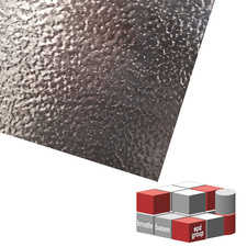 Aluminiumblech Stucco Design Alu Natur Rauputz Blech 1 mm Hammerschlag Wohnwagen