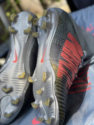 Nike Mercurial Superfly V FG Firm Ground Boots - Grey Pink