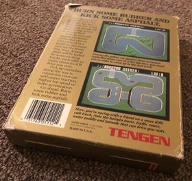 NES Super Sprint Game Box Tested Working Cart Authentic