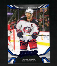 2022-23 Upper Deck MVP Hockey #103 Boone Jenner Blue Script Blue Jackets