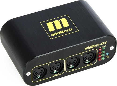 Efficient 4x4 USB MIDI Interface for Musicians - Class Compliant Technology - Picture 3 of 4