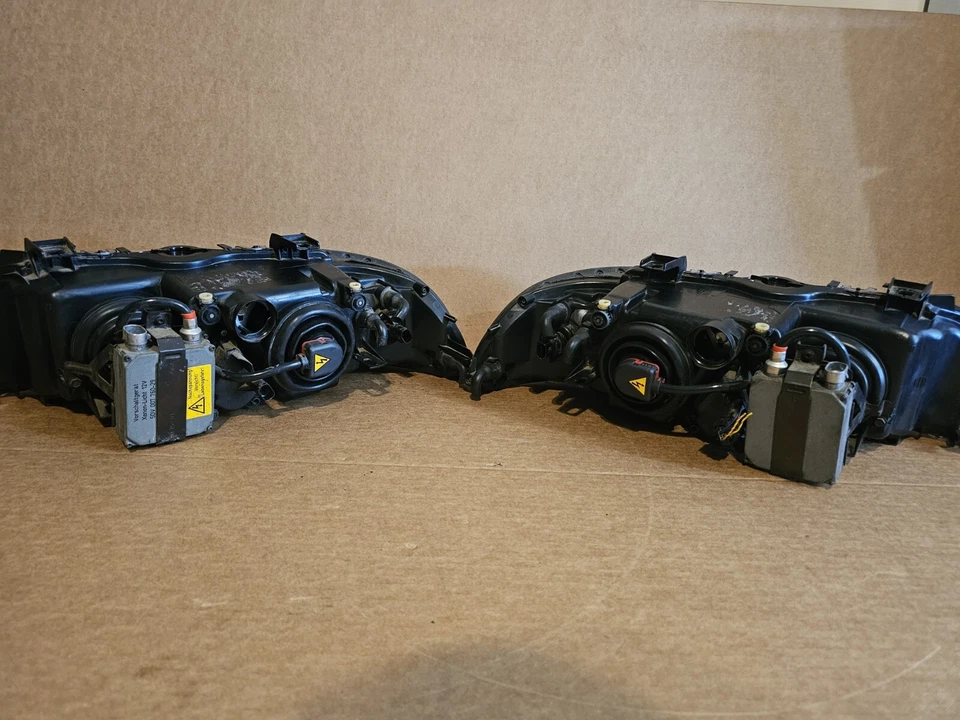 01-03 Conjunto de faros de xenón BMW E39 540i 525i 530i M5, OEM Euro Set de L&R Foto 4 de 4