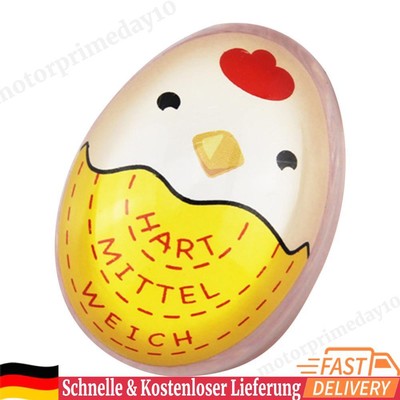 Color Changing Boiled Egg Timer Kitchen Cooking Yummy Alarm Tool (Yellow)