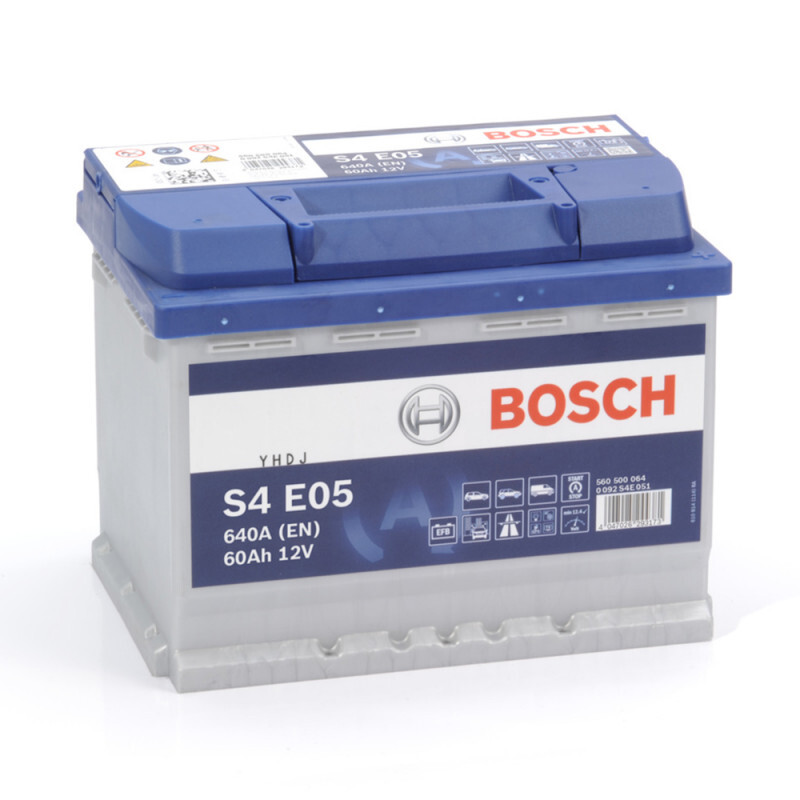 Batterie Bosch EFB S4E05 pour des trajets sereins et un système Start-Stop fluide