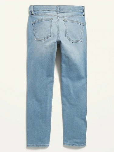 Boy's 6 Blue Wash Jeans Karate Built In Flex Max Slim Taper Soft Old Navy ~ New - Picture 2 of 4