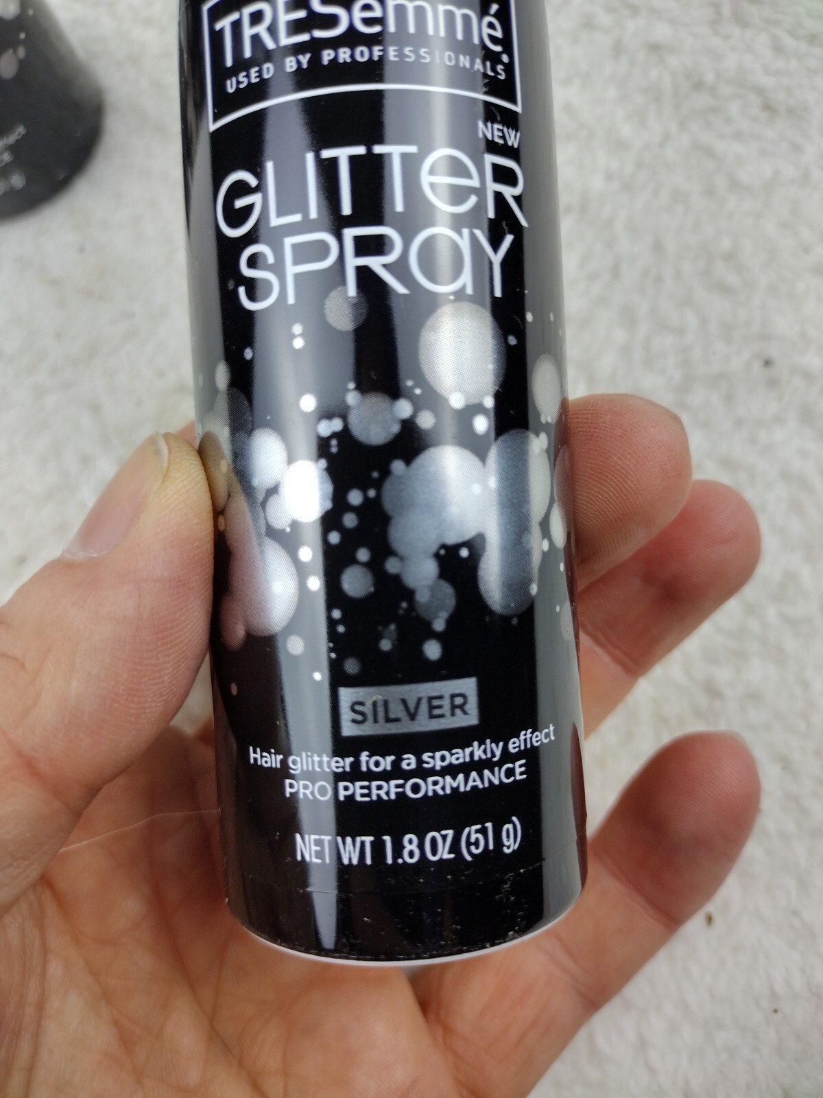 Lot Of 2 Bottles TRESemme Professional Glitter Spray Silver hair