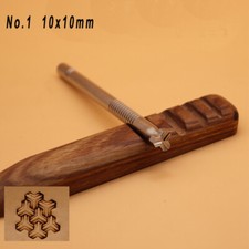 Diamond Leather stamp tool crafting crafts Steel stamps Armour 10X10MM 2023 NEW