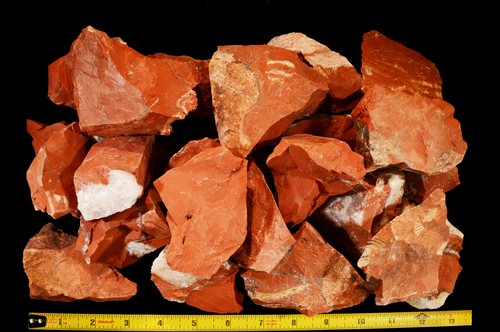 RED JASPER 3" 8-12 Oz Rough Rock Mineral Specimen Raw Lapidary Stone - Picture 3 of 3
