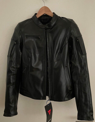 Dainese Nikita 2 Lady Motorcycle Leather Jacket Size 44 (M) black