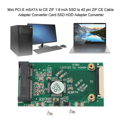 SSD HDD Konverter Mini PCI-E mSATA auf CE ZIF 1,8 Zoll SSD auf 40 Pin Adapter