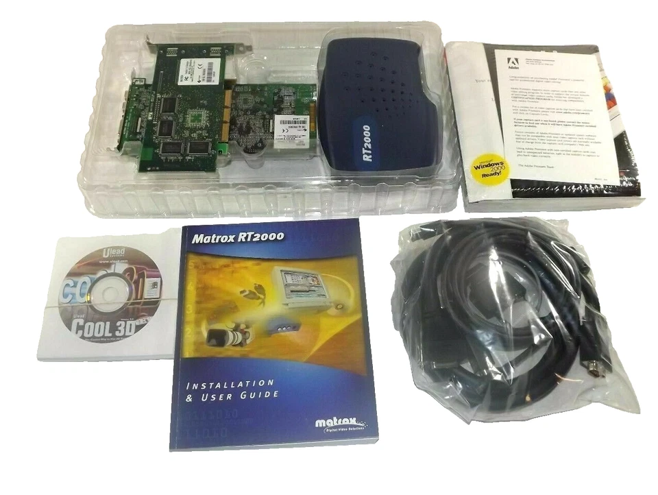MATROX RT2000/KIT/N MEGA PACK 3.0 REALTIME EDITING P/N:63039620166 NIB - Image 2 of 3