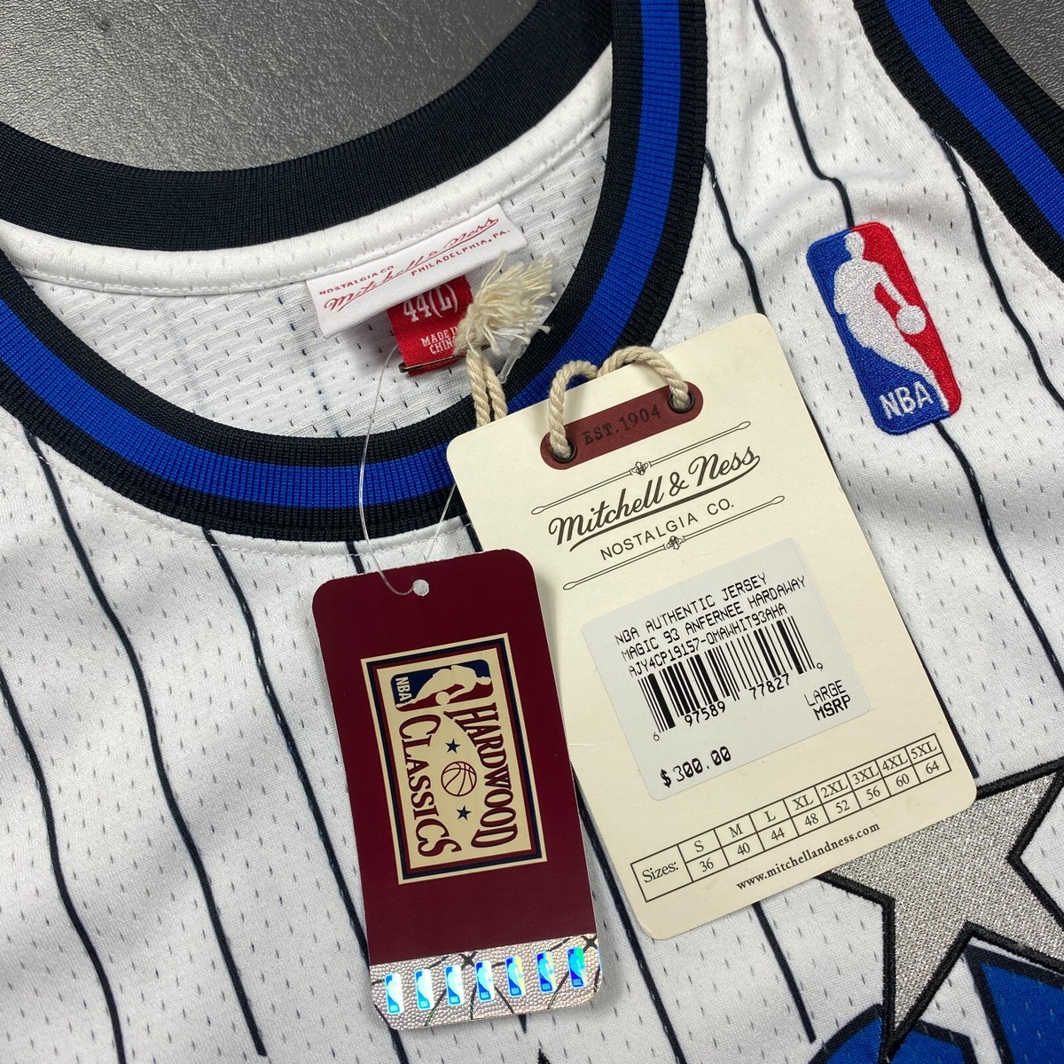 100% Authentic Penny Hardaway Mitchell Ness 93 94 Magic Jersey