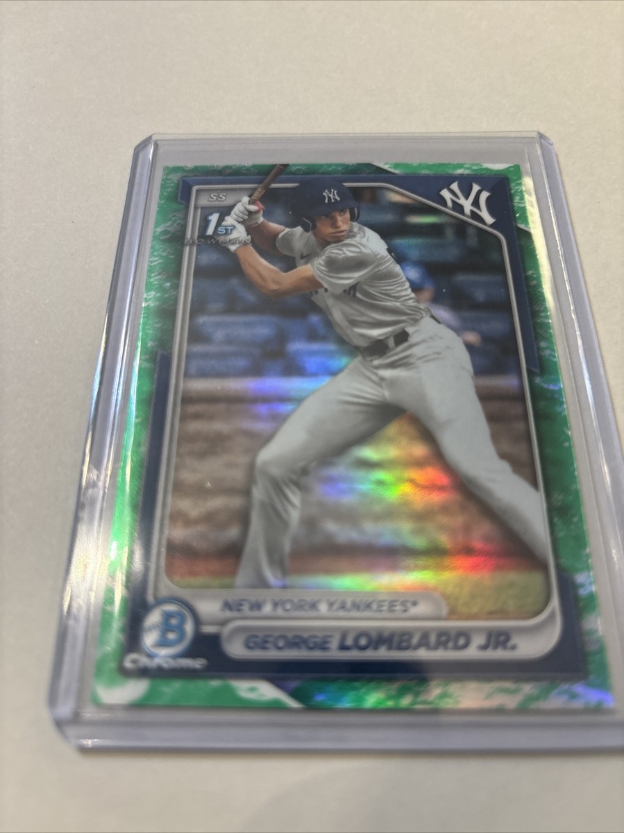 2024 1st Bowman Chrome Green Lunar Parallel George Lombard