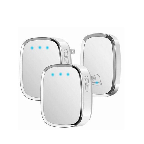 Plug-In Wireless Doorbell Chime Waterproof Long Range Receiver Remote Door Bell - Picture 9 of 9