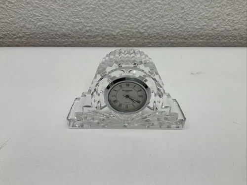 Vintage Waterford Crystal Small Mantle Clock