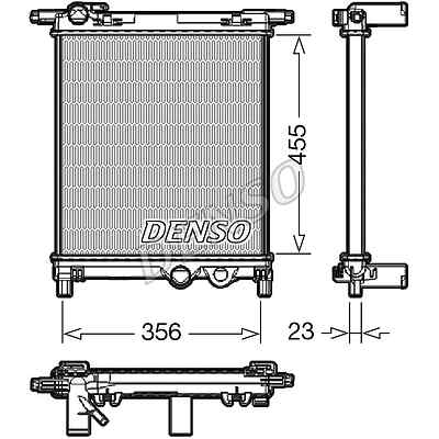 Radiator fits VW UP 1.0 2011 on Denso 1S0121253P VOLKSWAGEN Quality Guaranteed - Image 10