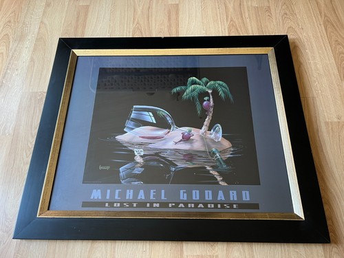 MICHAEL GODARD "Lost in Paradise" Framed Seriolitho ~Embellished~
