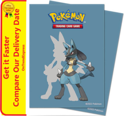 Ultra Pro Pokemon Lucario Deck Protector Chromafusion Sleeves 65 Pack NEW