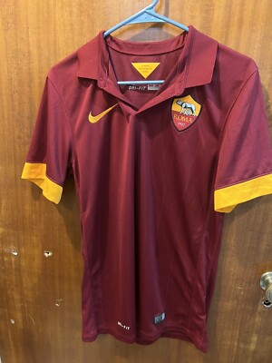 Nike 2014-15 Roma jersey Dri-Fit men’s small | eBay