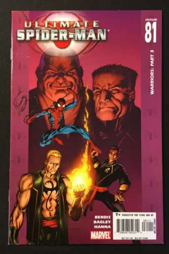 ULTIMATE SPIDER-MAN 81 IRON FIST V 1 BENDIS BAGLEY BLACK CAT ENFORCERS MARVEL