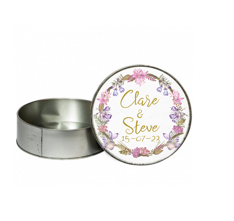 Personalised Tin 10th Anniversary Gift Memories Trinket Wedding