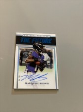 2019 National Treasures Holo Silver Marquise Brown RC On Card AUTO 11/25 Future
