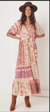 NWT Spell Designs Collective Gypsy Renew Patchwork Gown in Blush (size S/M)