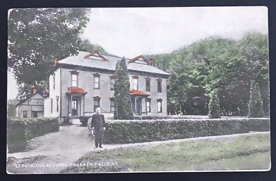 Antique Postcard St. Patricks Rectory Brash Falls N. Y.