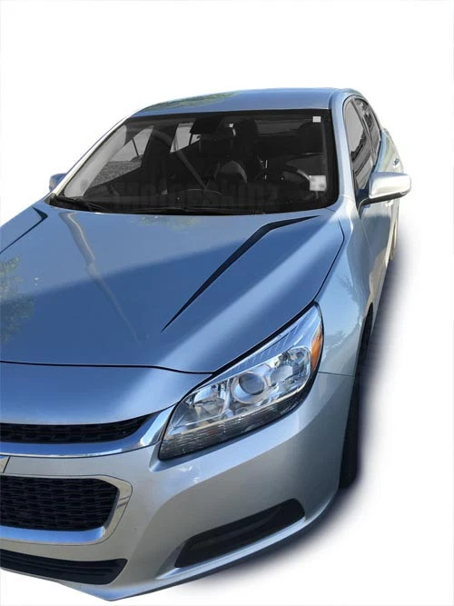 Виниловые графические наклейки с шипами капота V2 для Chevy Malibu 2013 2014 2015 годов выпуска - Изображение 3 из 4