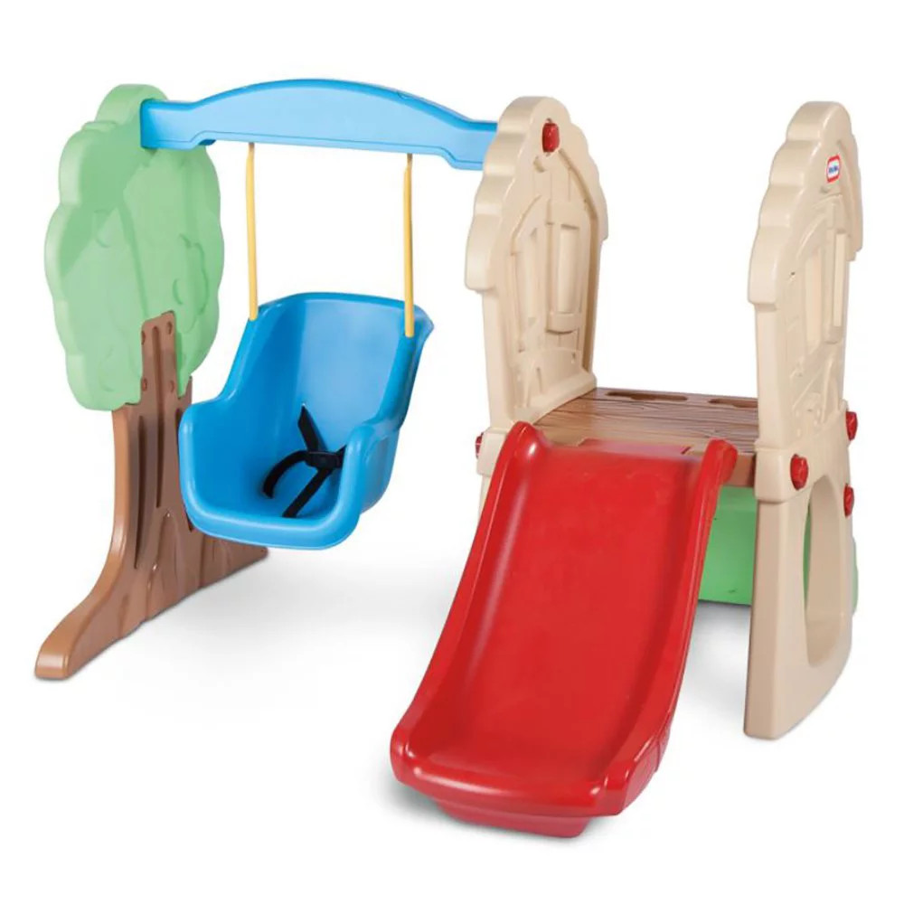 Little Tikes Hide and Seek Climber and Swing - Brown/Tan