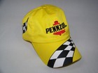 Pennzoil Racing Cap Nascar Race Team Hat Yellow Adjustable Back YOUR CHOICE