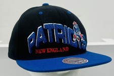 New England Patriots Vintage Collection Mitchell  Ness Strap Back Hat VG G3B1 