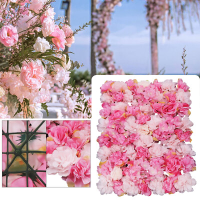 6 pieces of Morden plant flower wall with powder Dali rose red rose hydrangea