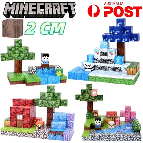 Magnetic Building Blocks Set Magnet Christmas Children Educational Kids Gifts AU