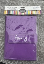 ColorBok Family Photo Album Purple Holds 36 - 4x6 Photos New