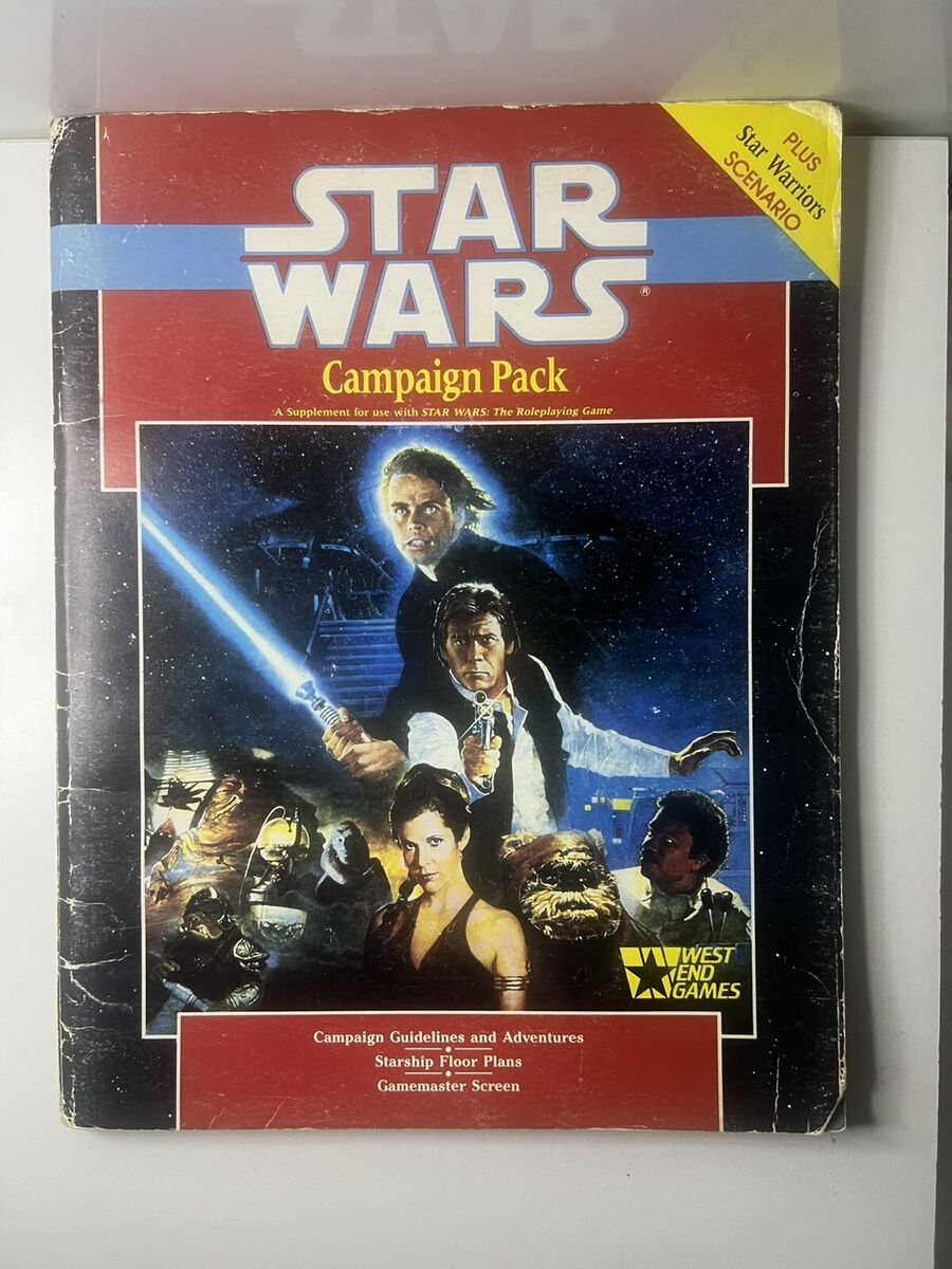 Star Wars Campaign Pack Book West End Games –