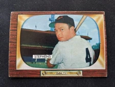 1955 Bowman Baseball Card # 109 Vern Stephens - Baltimore Orioles (VG/EX)
