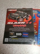 TRAXXAS SLASH 4x4 MIKE JENKINS MODEL 68086-21 QUICK START GUIDE