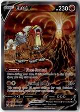 Entei V Ultra Rare SWSH: Crown Zenith: Galarian Gallery GG36/GG70 Holo NM on eBay