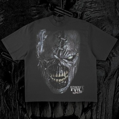 Retro Re.sid.ent Evil 3 - Nemesis Heed Game bootleeg Unisex Short Sleeve S-5XL