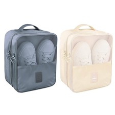 Travel Shoe Bags 2 Pcs of Shoe Organizers Set for Suitcase Hold 3 Pair of Sho...