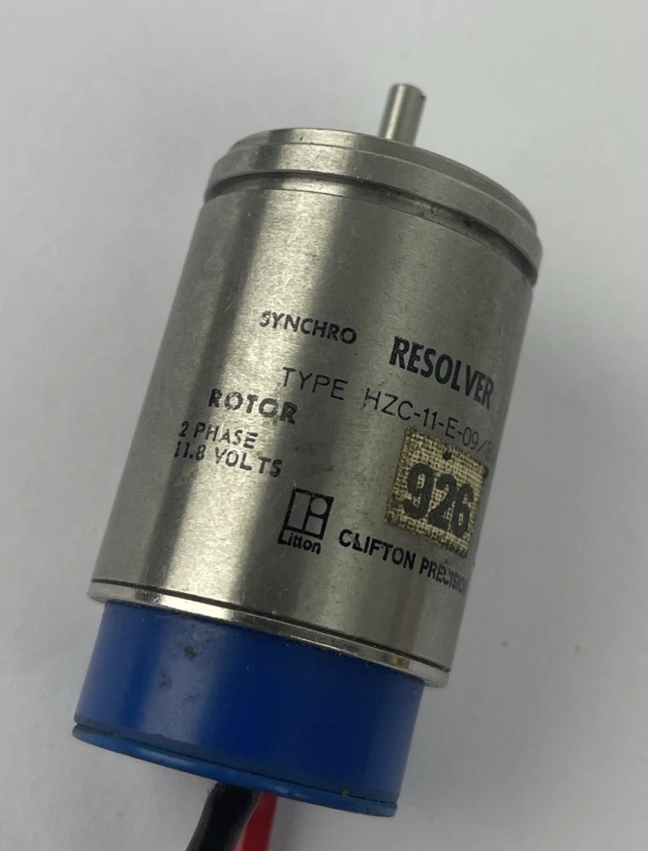 OEM Litton Clifton Precision Brushless Resolver HZC-11-E-09 / B566 2 Phase 118v - Image 4 of 4