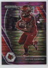 2021 Panini Prizm Draft Picks Purple Pulsar Prizm 4/25 Javian Hawkins #119 nd3
